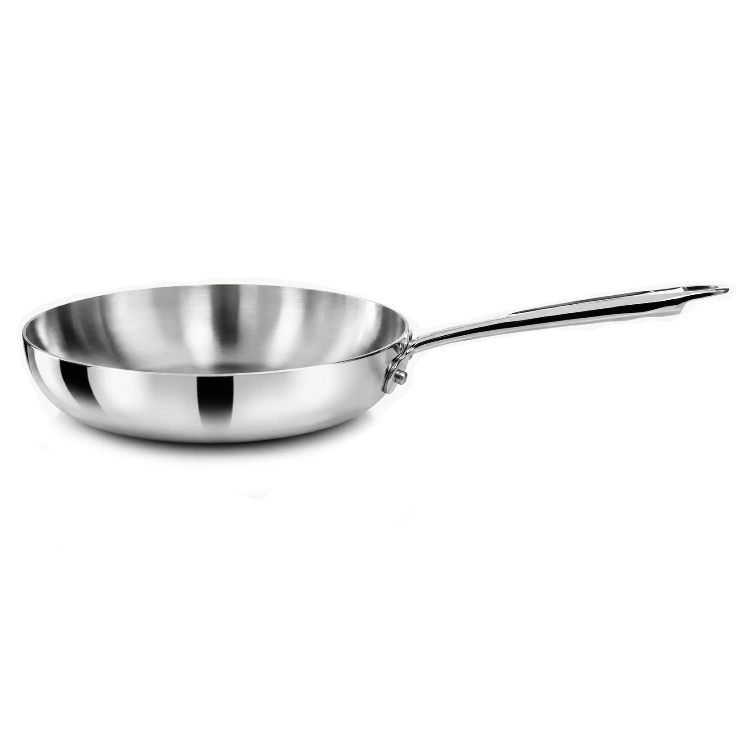 Agnelli Aluinox 3ply Poêle évasée inox induction