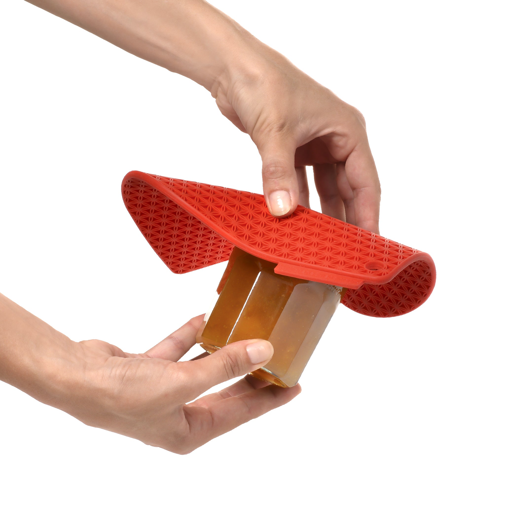 Charles Viancin Honeycomb manique silicone rose nid abeille