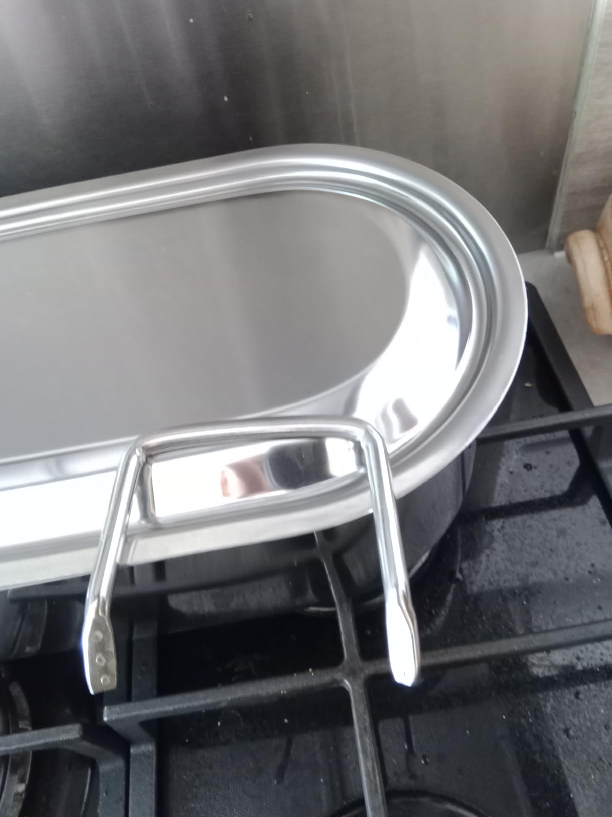 Beka Woks and Grills poissonnière inox 45 cm avec grille
