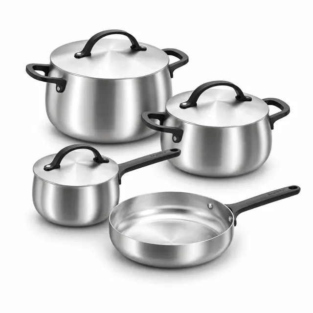 Berghoff Belly Batterie Cuisine 7 Pièces Inox