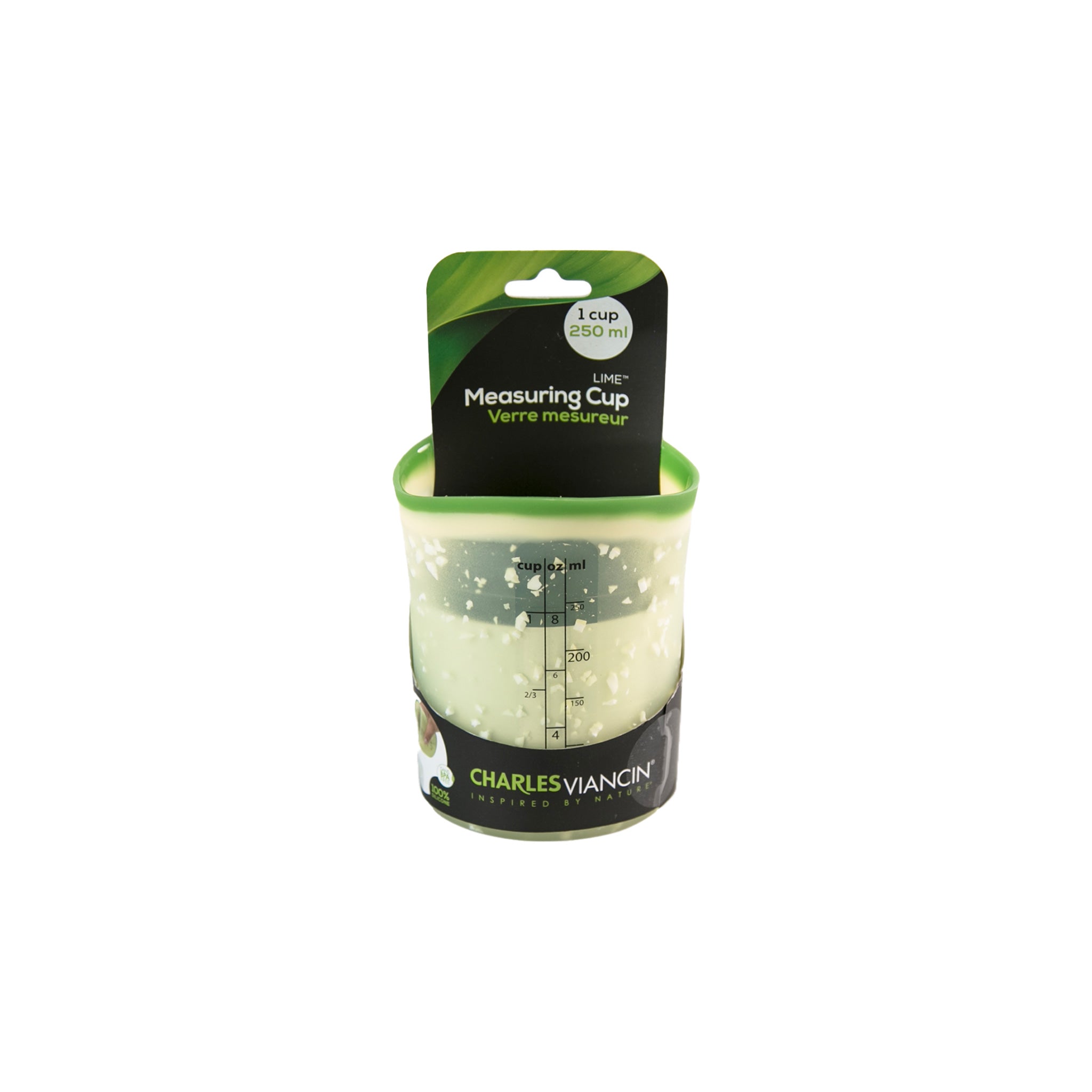 Charles Viancin Lime verre doseur silicone S vert