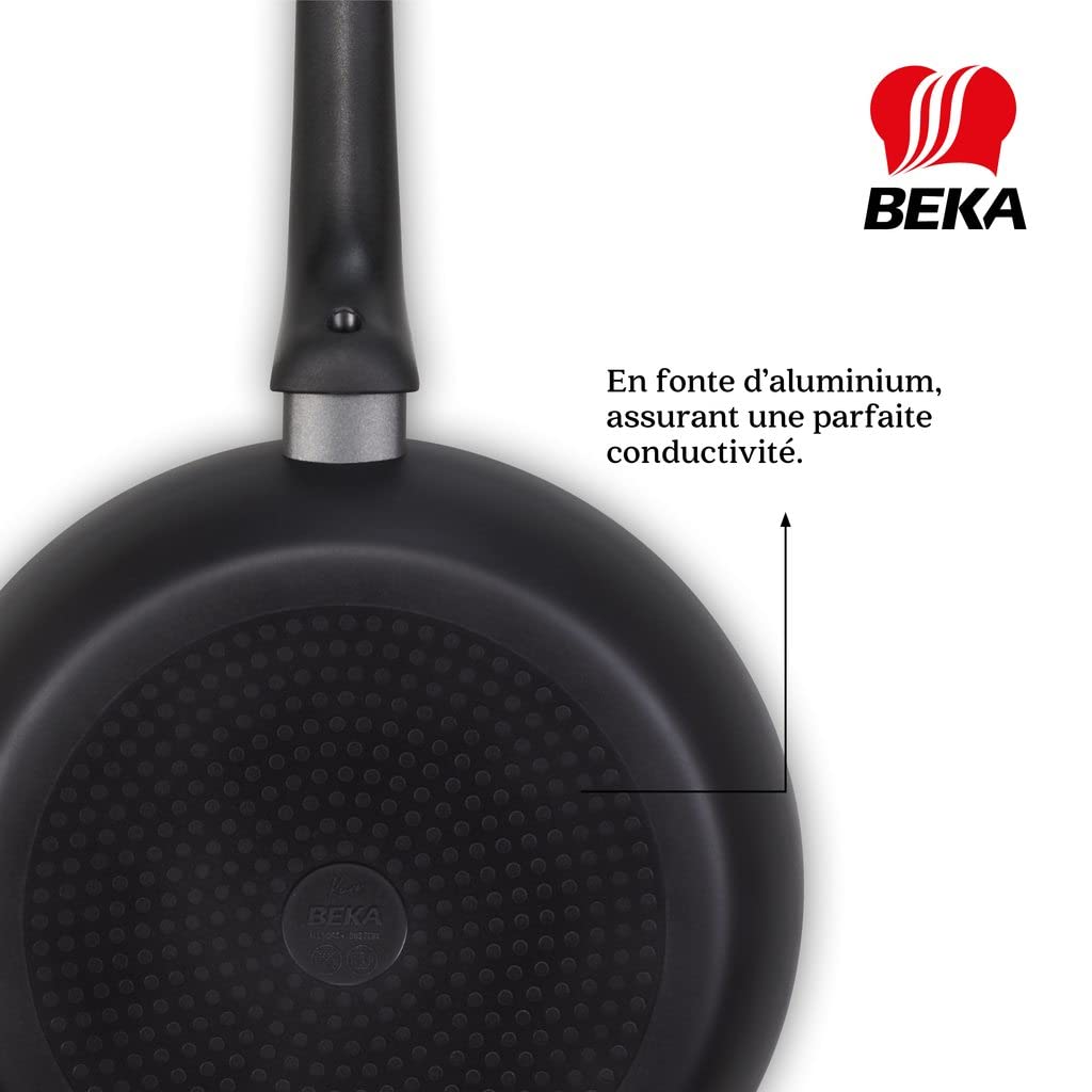Beka Kuro Poêle Céramique Titane Noire 20 cm Sans PFAS