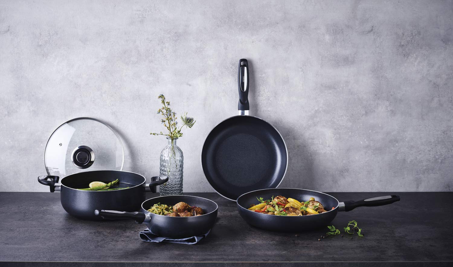 Beka Pro Induc wok 20 cm Noir antiadhésif