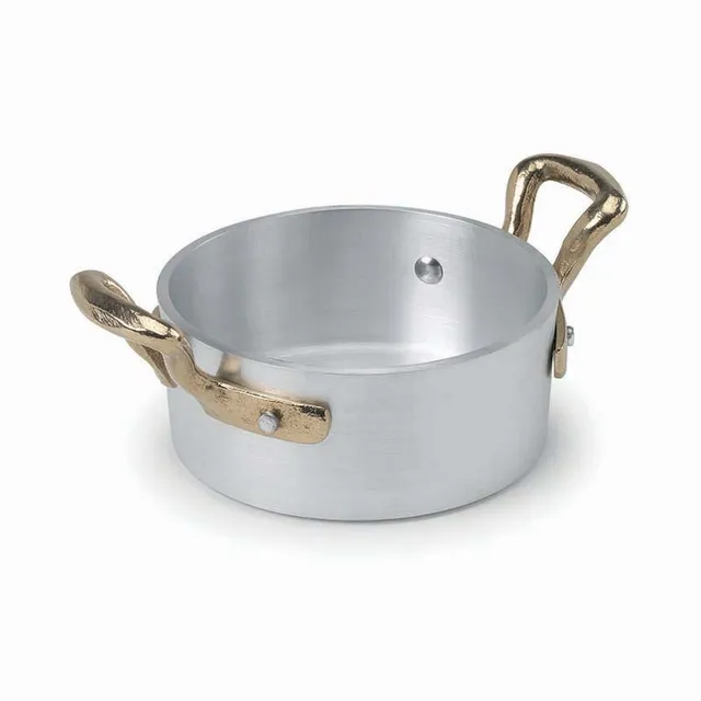 Agnelli 1932 mini cocotte alu 3 mm 2 anses basse