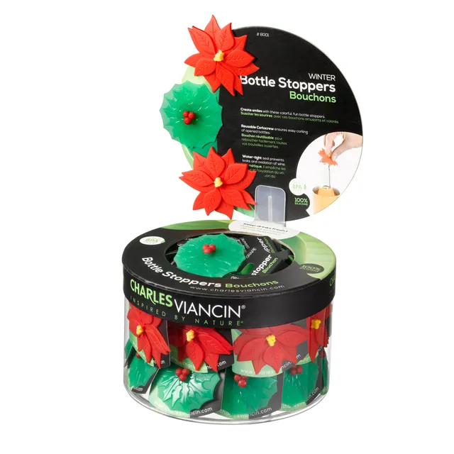 Charles Viancin Winter bouchon bouteille silicone hiver