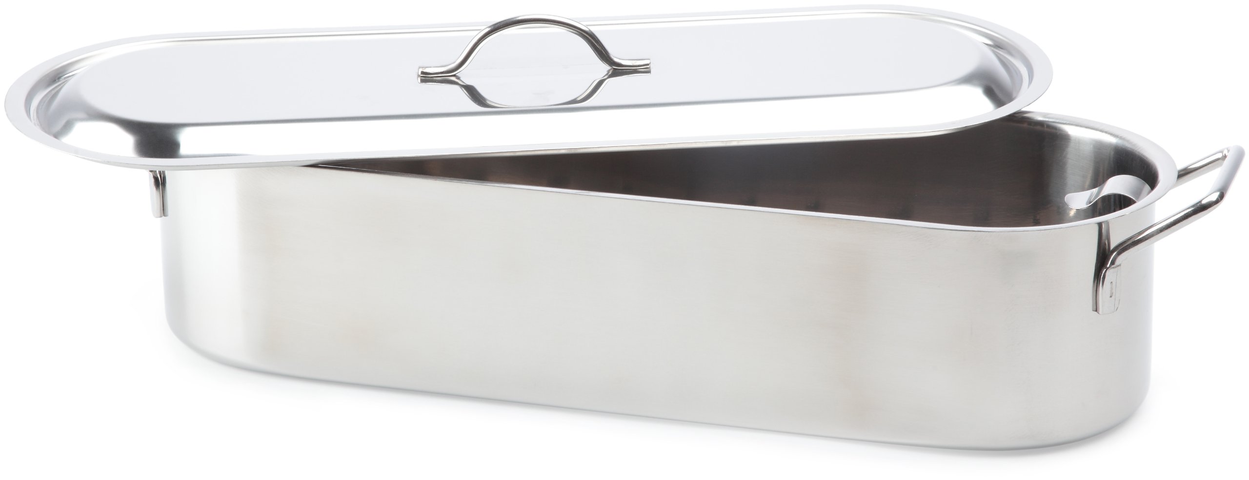 Beka Woks and Grills poissonnière inox 45 cm avec grille
