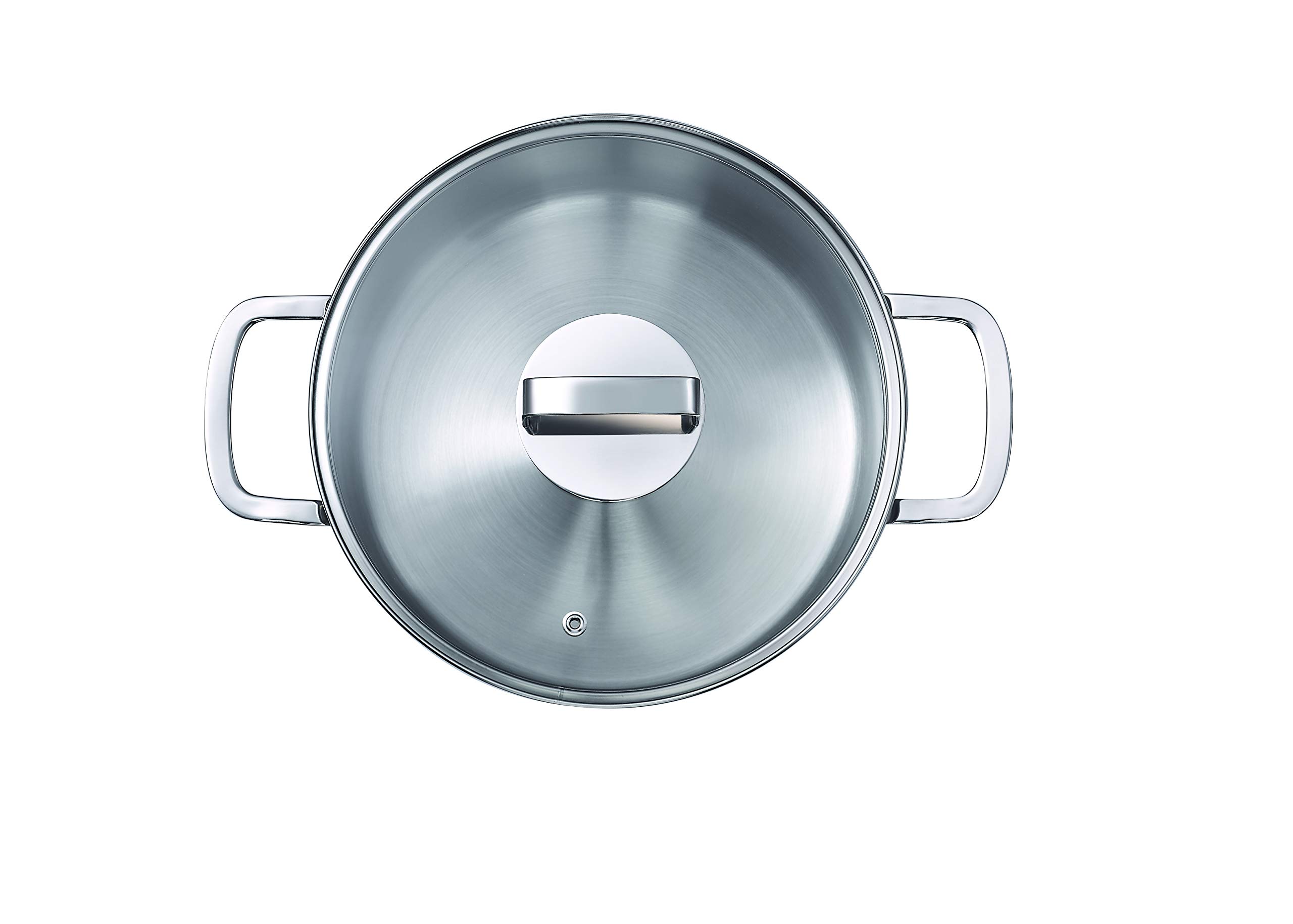 Beka Mambo Faitout inox 24 cm couvercle verre