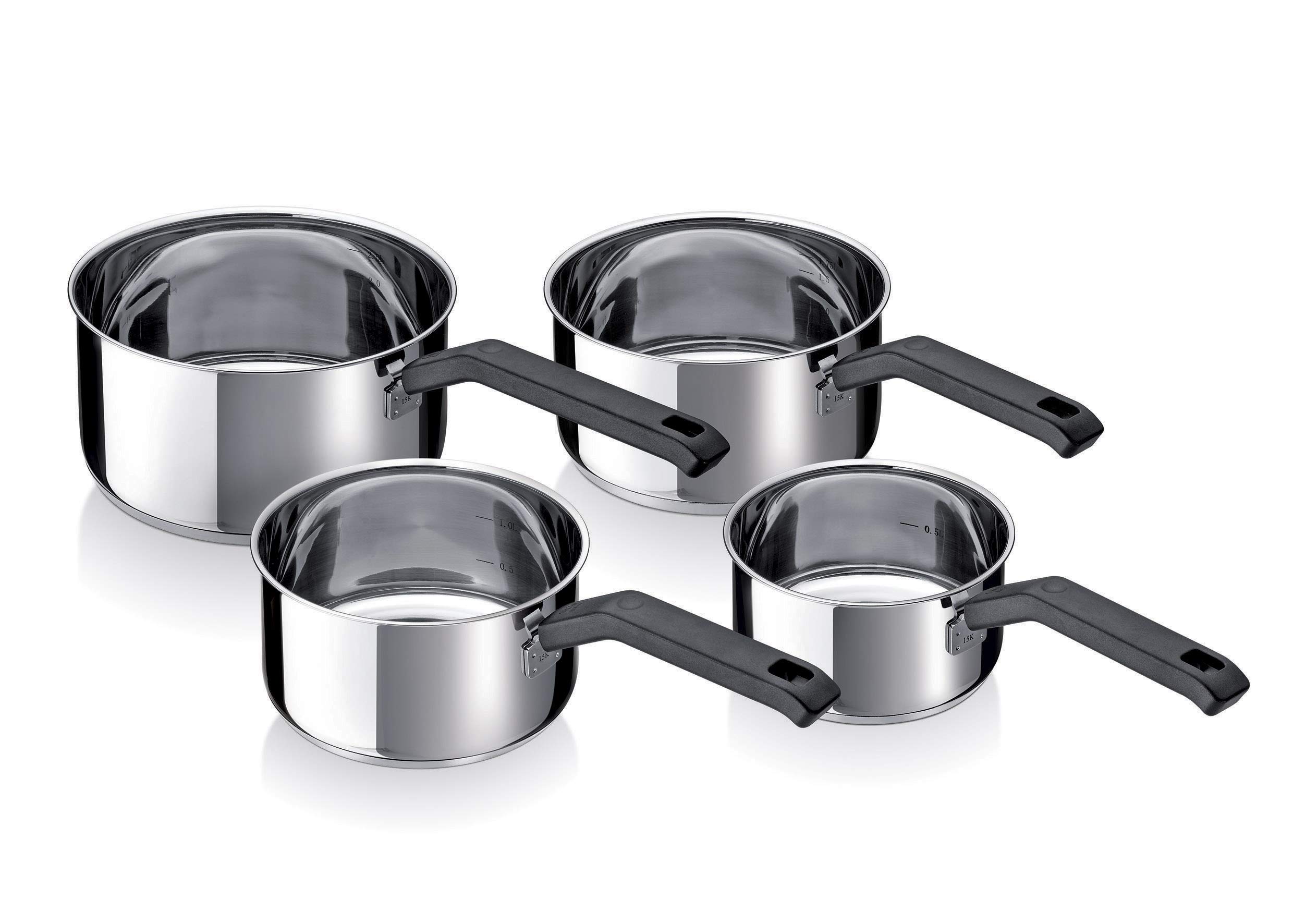 Beka Lot 4 Casseroles Inox 20 cm Induction