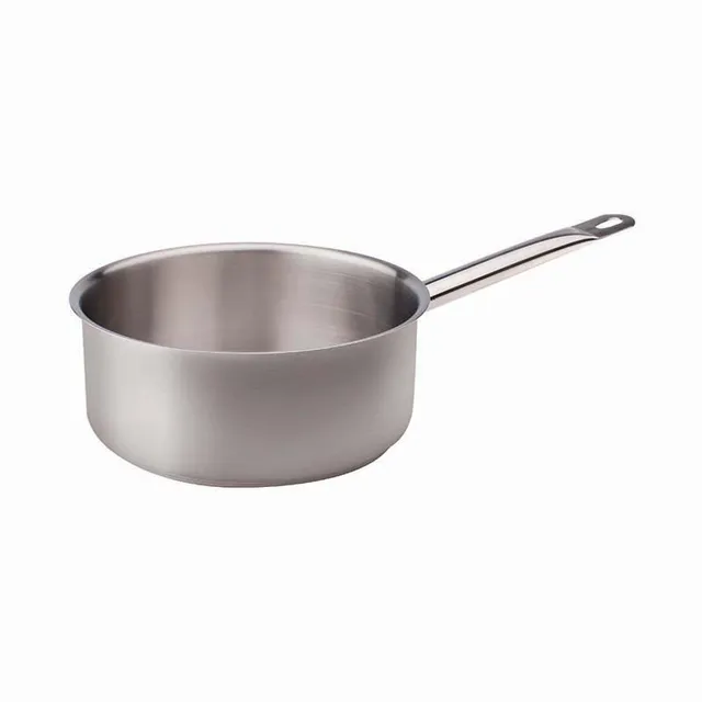 Agnelli Acciaio Inox sauteuse inox 1 manche sans revêtement