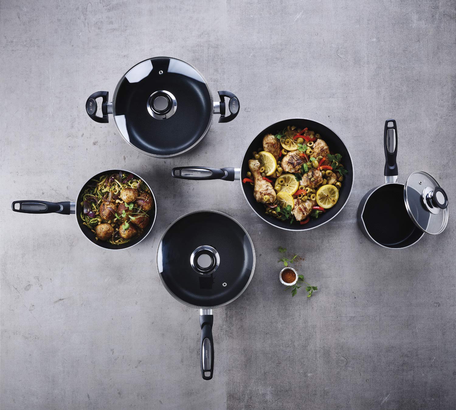Beka Pro Induc wok 20 cm Noir antiadhésif