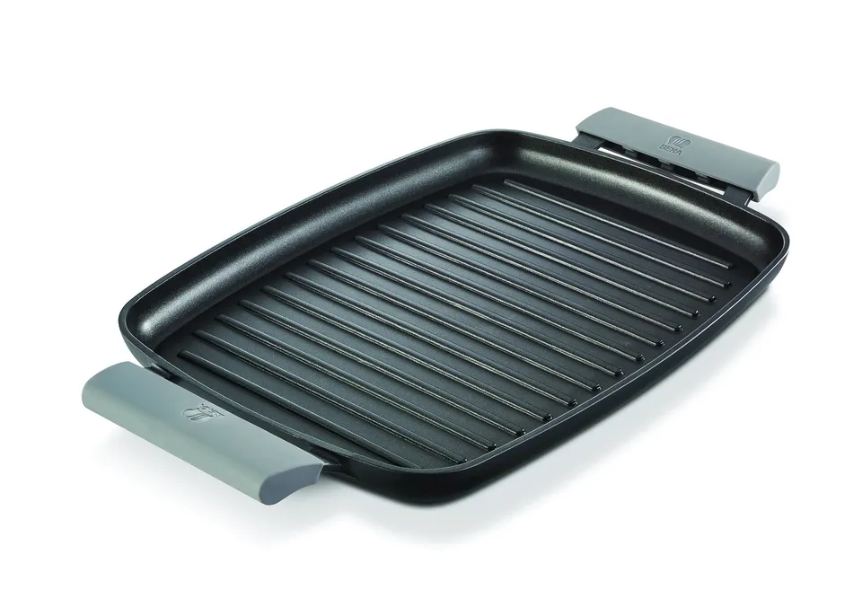 Beka 16304094 plaque grill nervurée fonte alu 47x29 cm