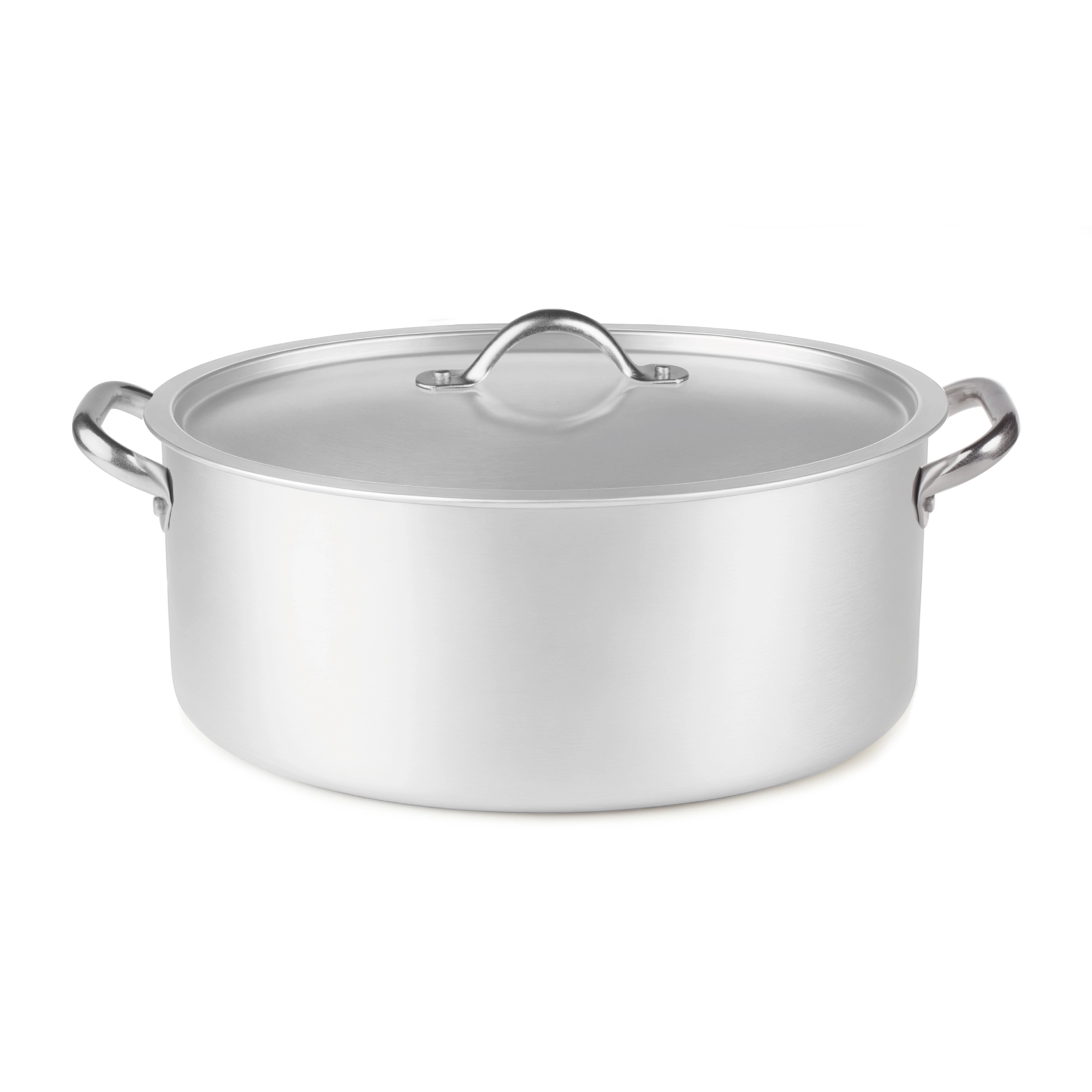 Agnelli Alluminio 3mm cocotte ovale gaz couvercle inox