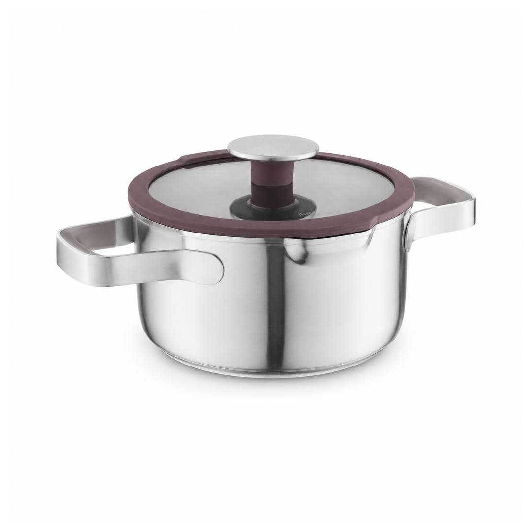 Berghoff Elements Faitout Inox 24 cm avec Couvercle