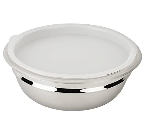 Ecovitam bol inox 24 cm fond plat avec couvercle