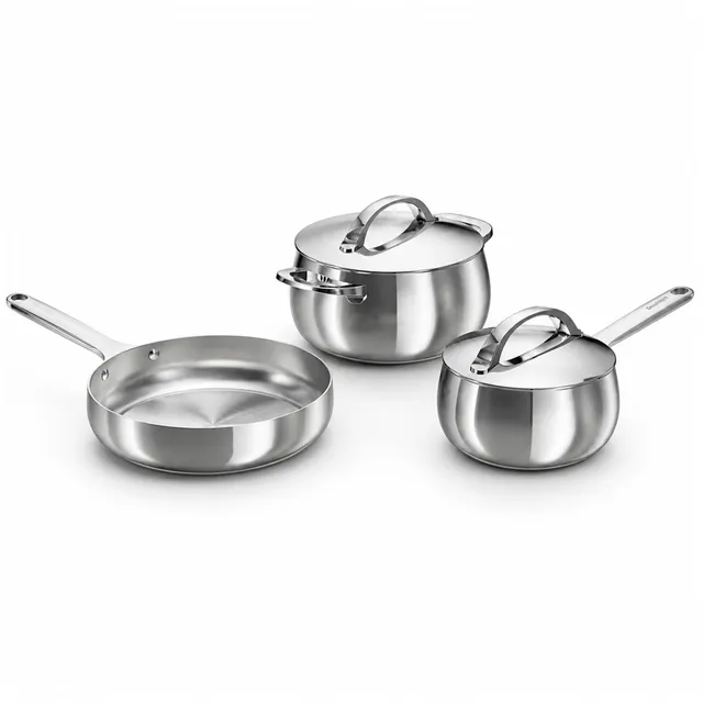 Berghoff Belly Batterie 5 pièces inox induction