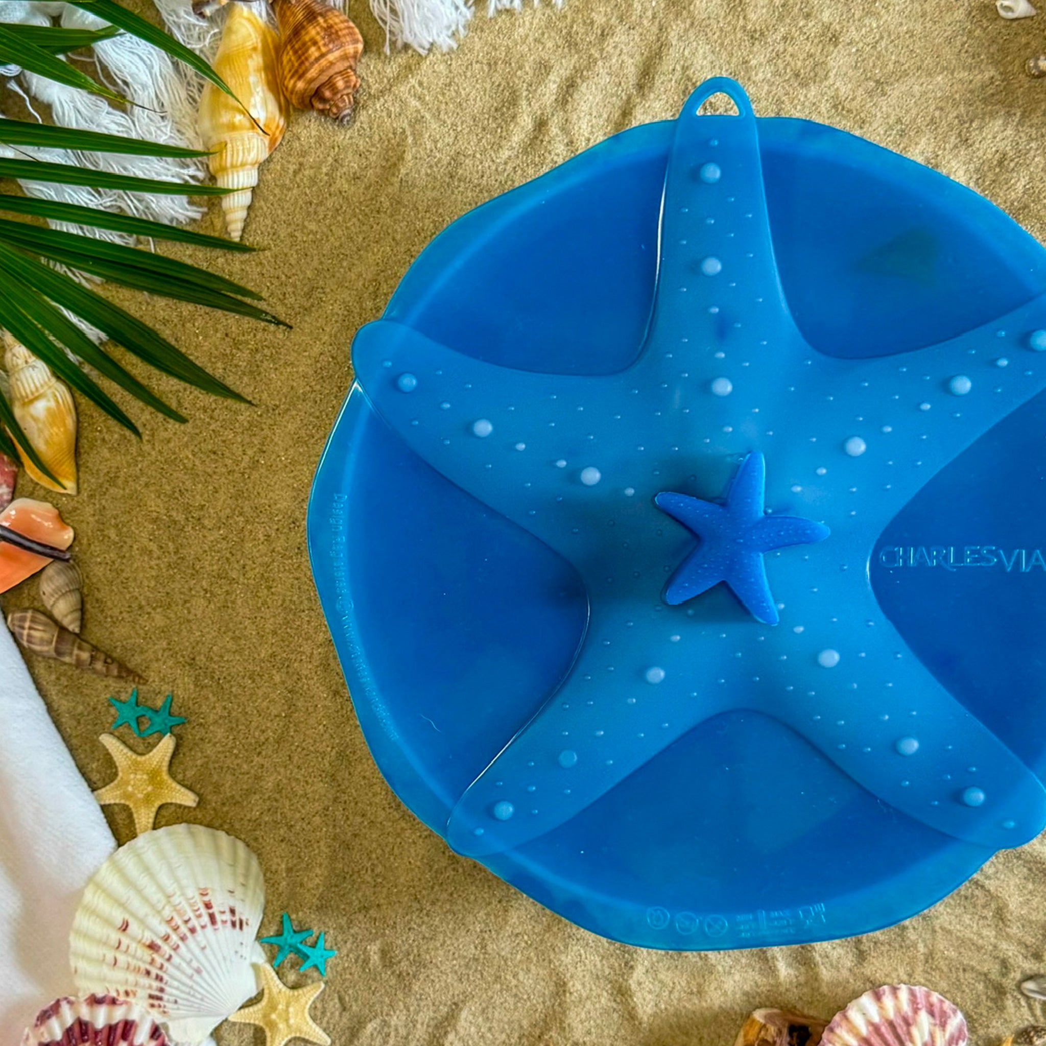 Charles Viancin 8" Lids Starfish couvercle silicone 20 cm hermétique