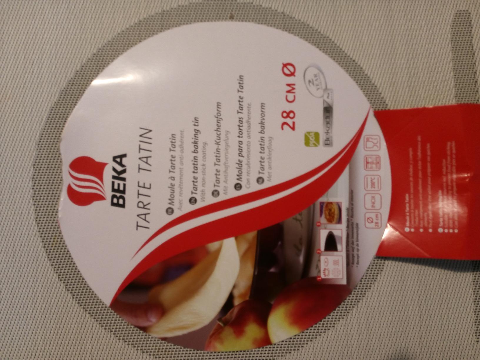 Beka moule tarte tatin inox 24 cm antiadhésif induction