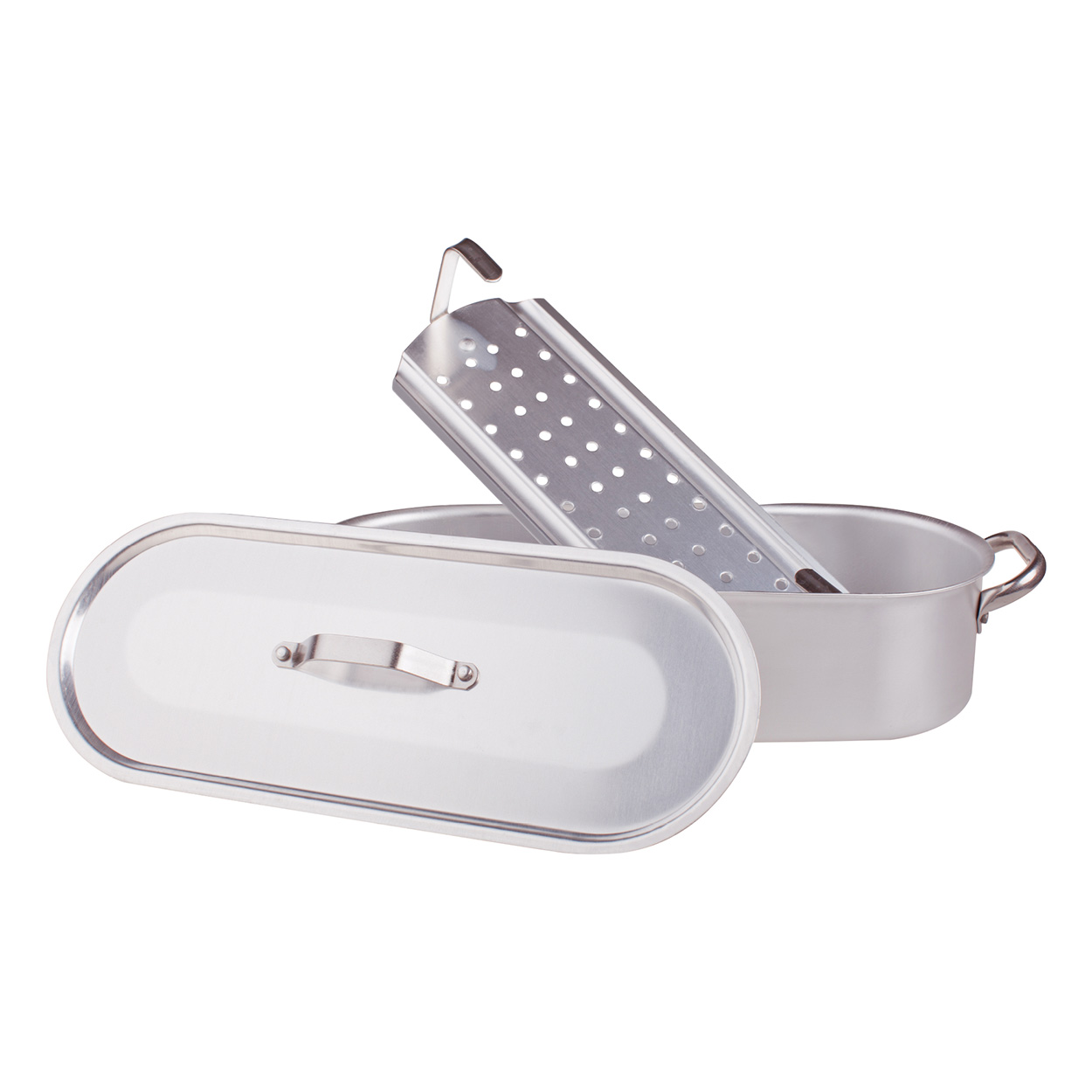 Agnelli Alluminio 3mm poissonnière grille couvercle four