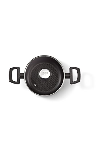 Kitchen Fun Beka faitout alu 20 cm verre noir