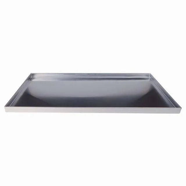 Agnelli Pasticceria plaque rectangulaire aluminium bords droits