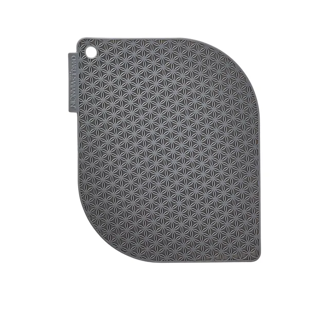 Charles Viancin Pot Holders Honeycomb manique silicone gris