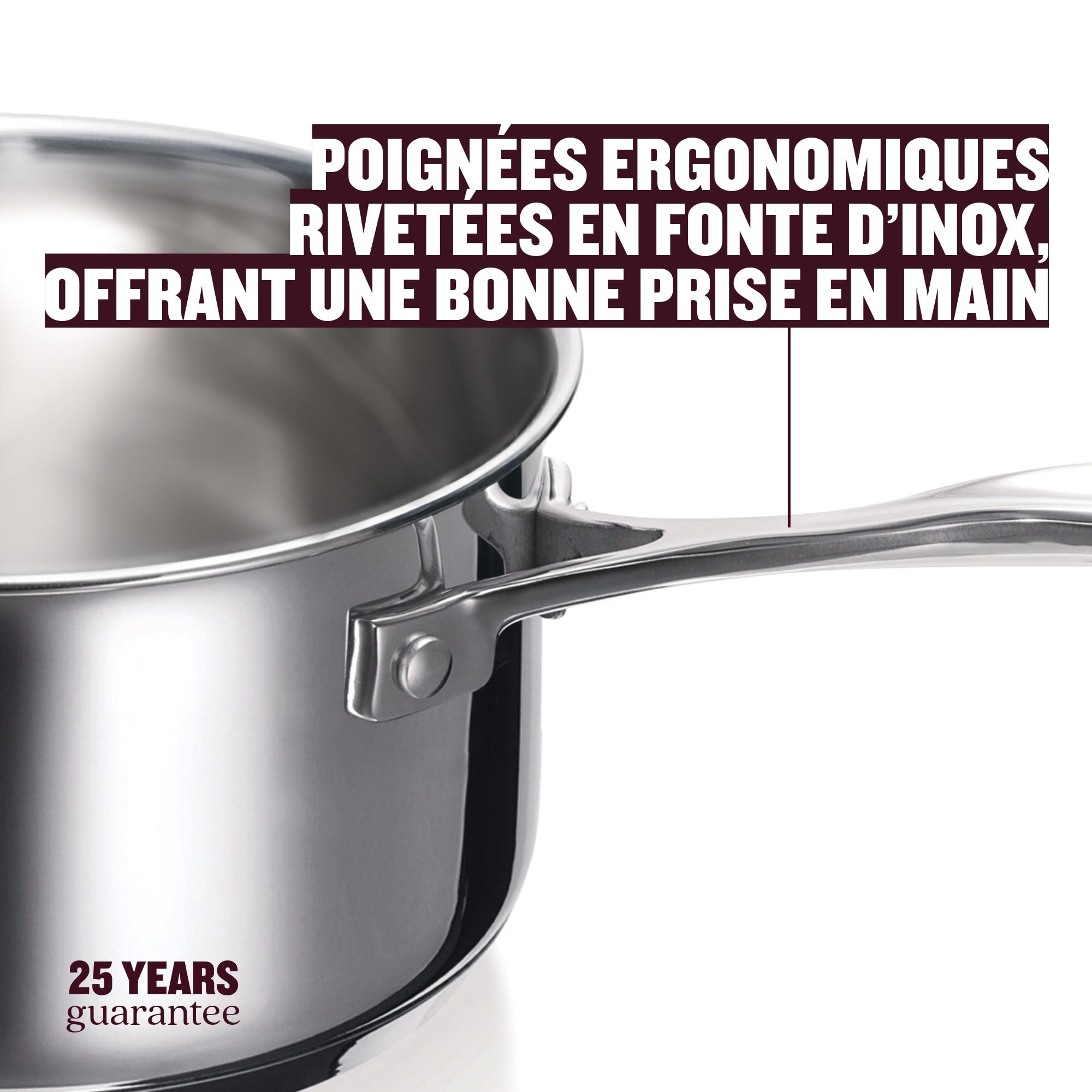 Beka Chef Casserole Inox 14 cm Induction Four