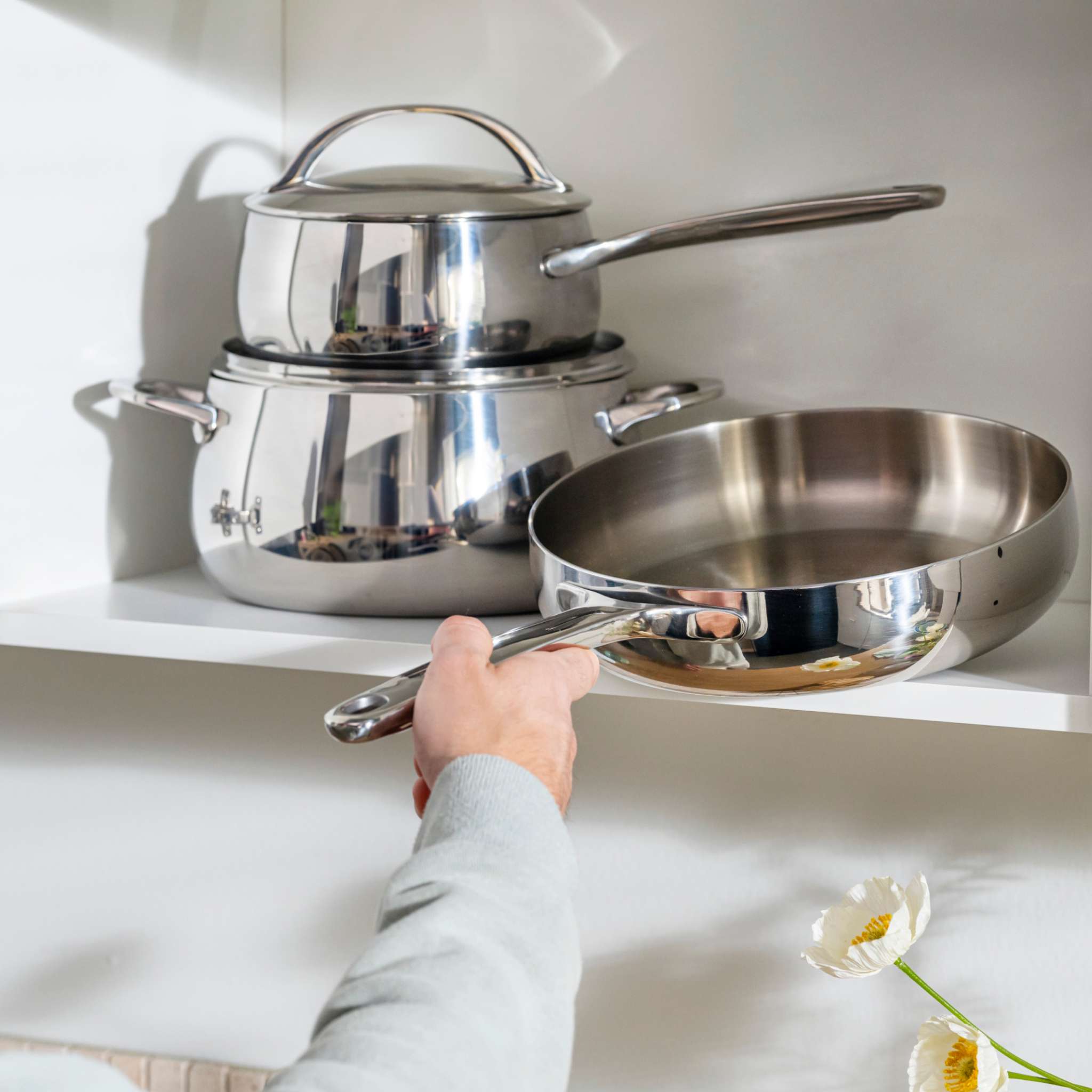 Berghoff Belly Batterie 5 pièces inox induction