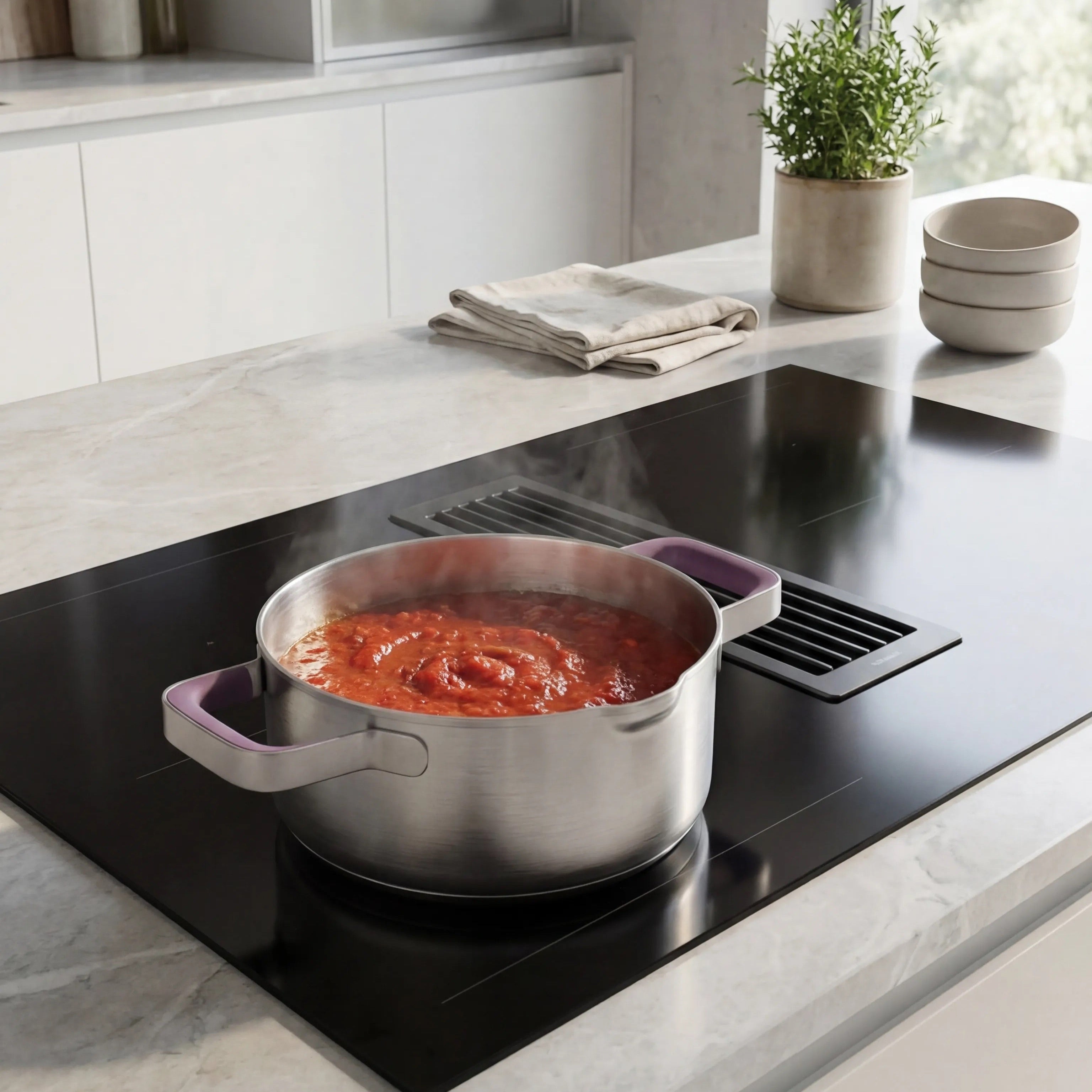 Berghoff Elements Faitout Inox 18 cm avec Couvercle