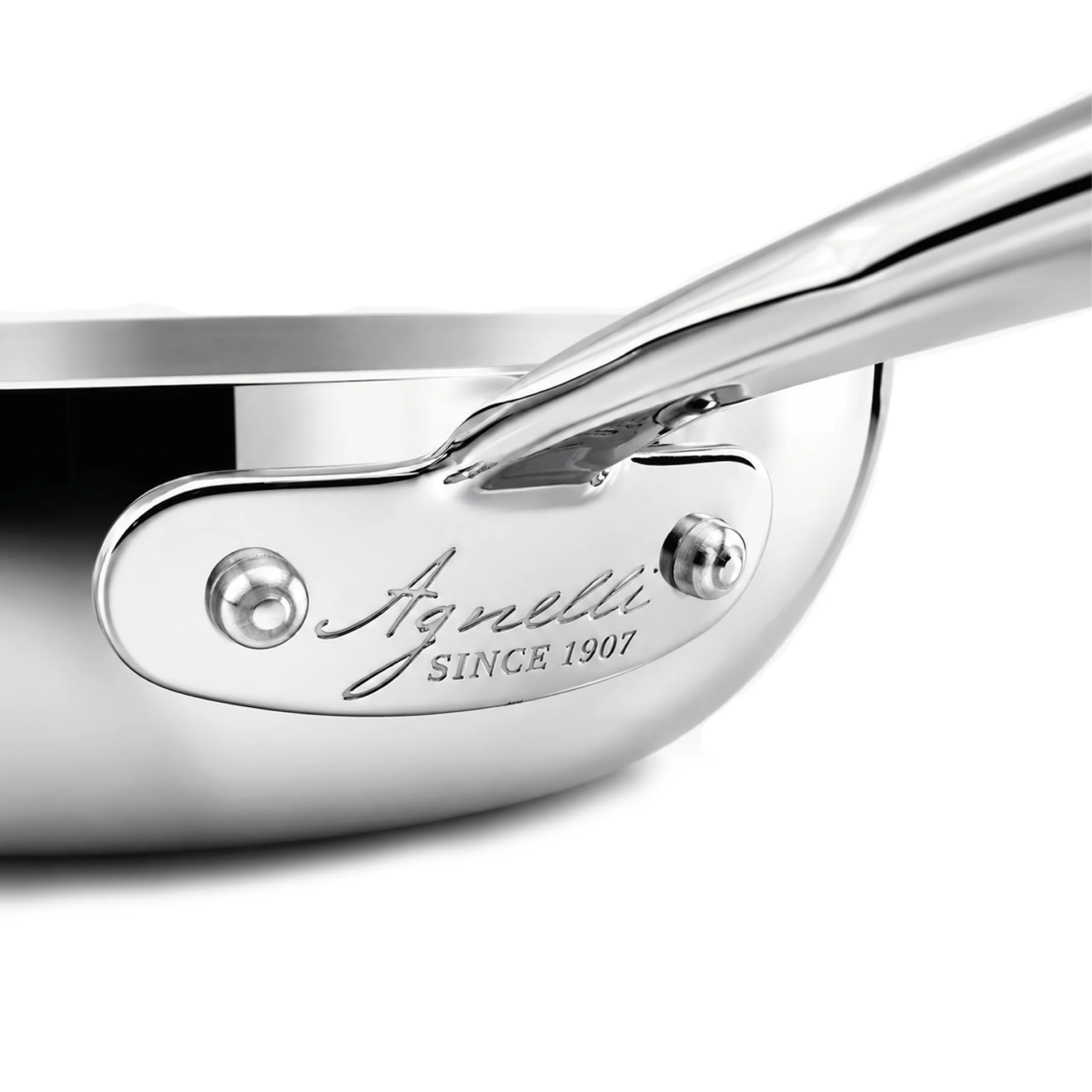 Agnelli Aluinox 3ply Poêle évasée inox induction