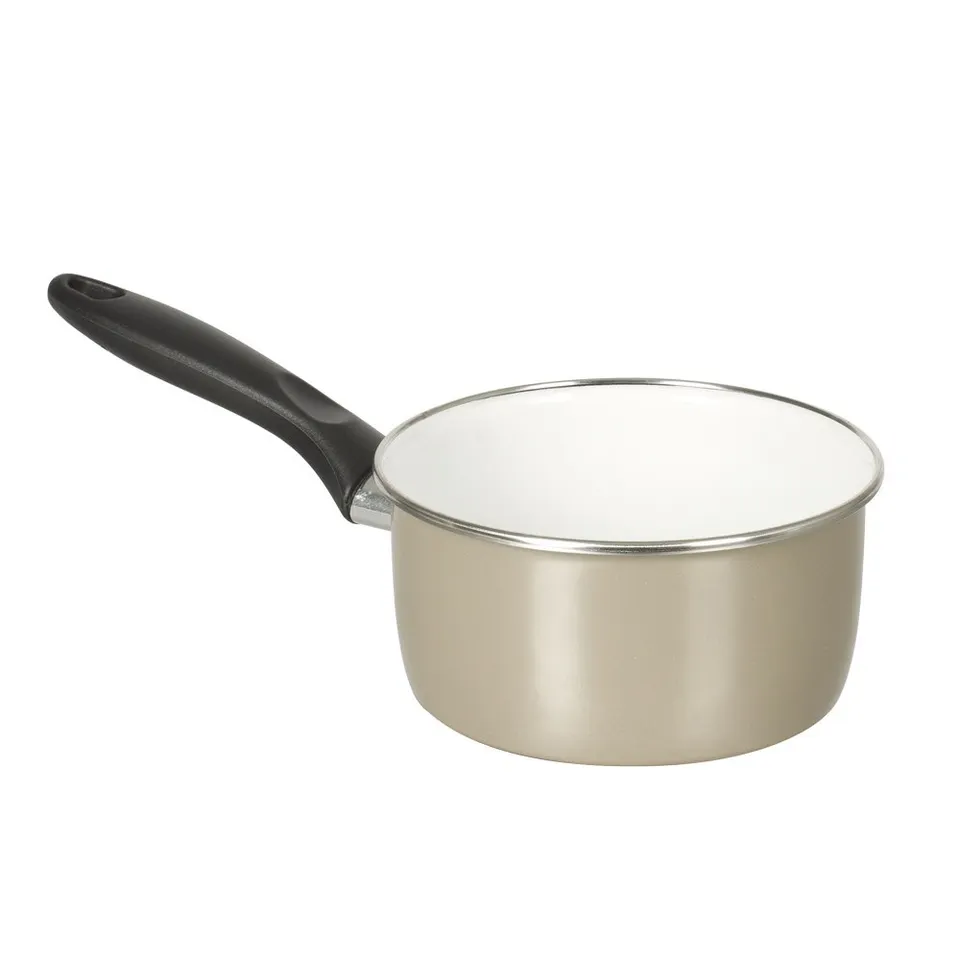 Beka 14396204 Casserole émaillée taupe 20 cm induction