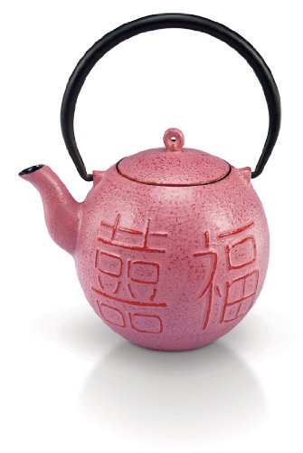Beka Fu Cha 16409204 théière fonte rose 0,9 L