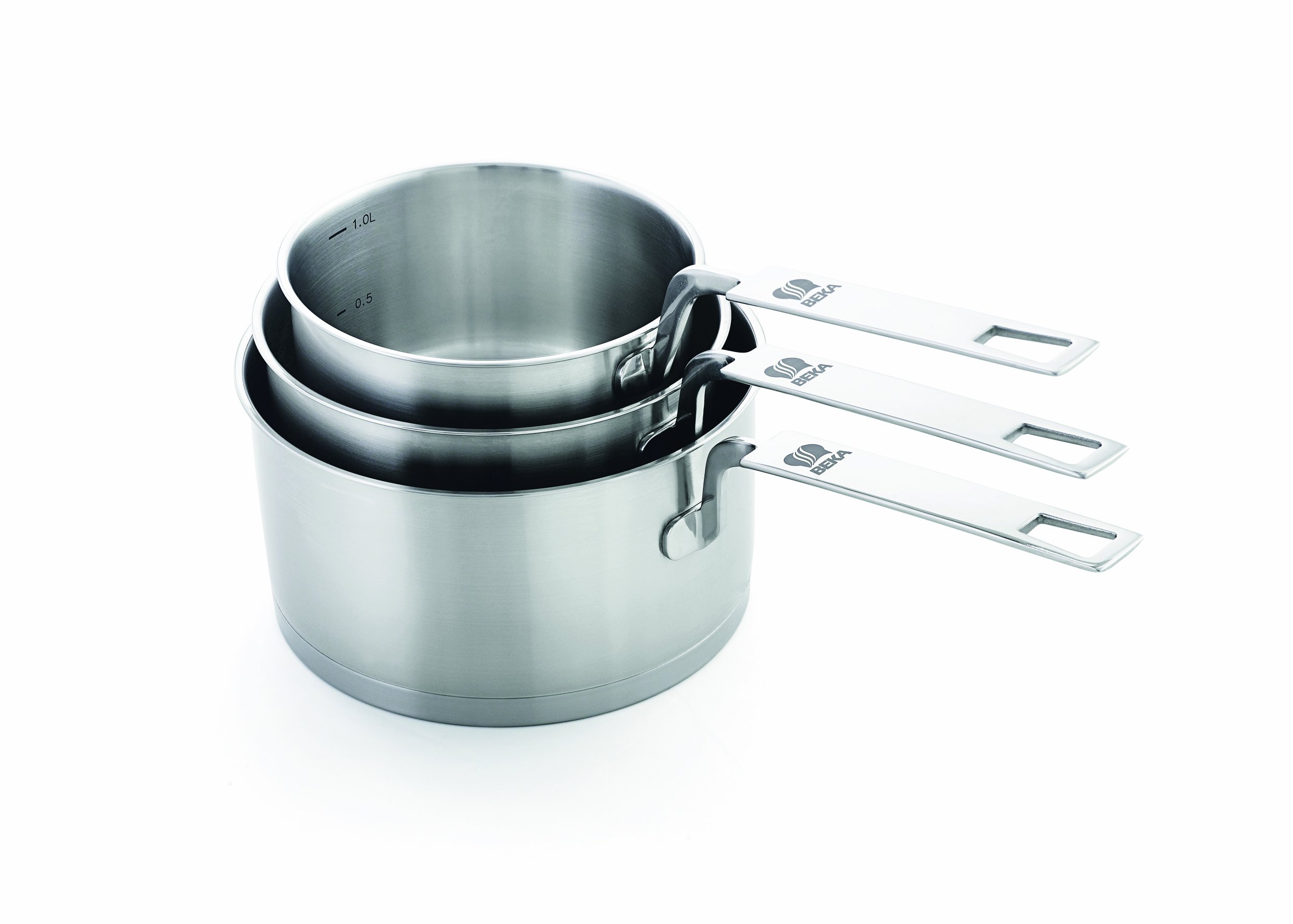 Beka Bekaline Nest 13576974 casseroles inox 14-18 cm lot 3
