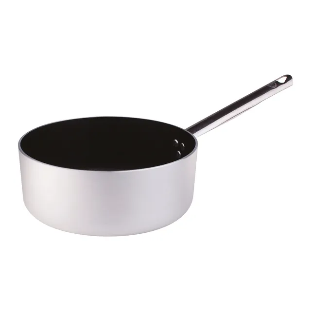 Agnelli Antiadhérent casserole basse alu 3 mm 1 manche