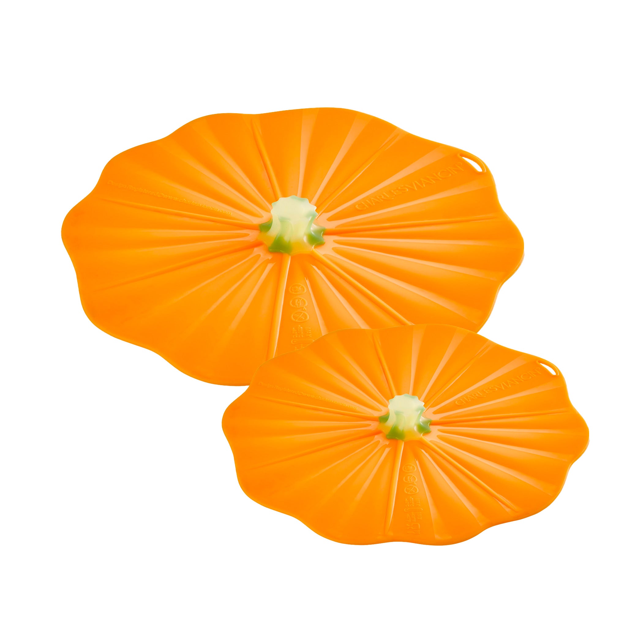 Charles Viancin Pumpkin Lid Bundle couvercle silicone lot 2