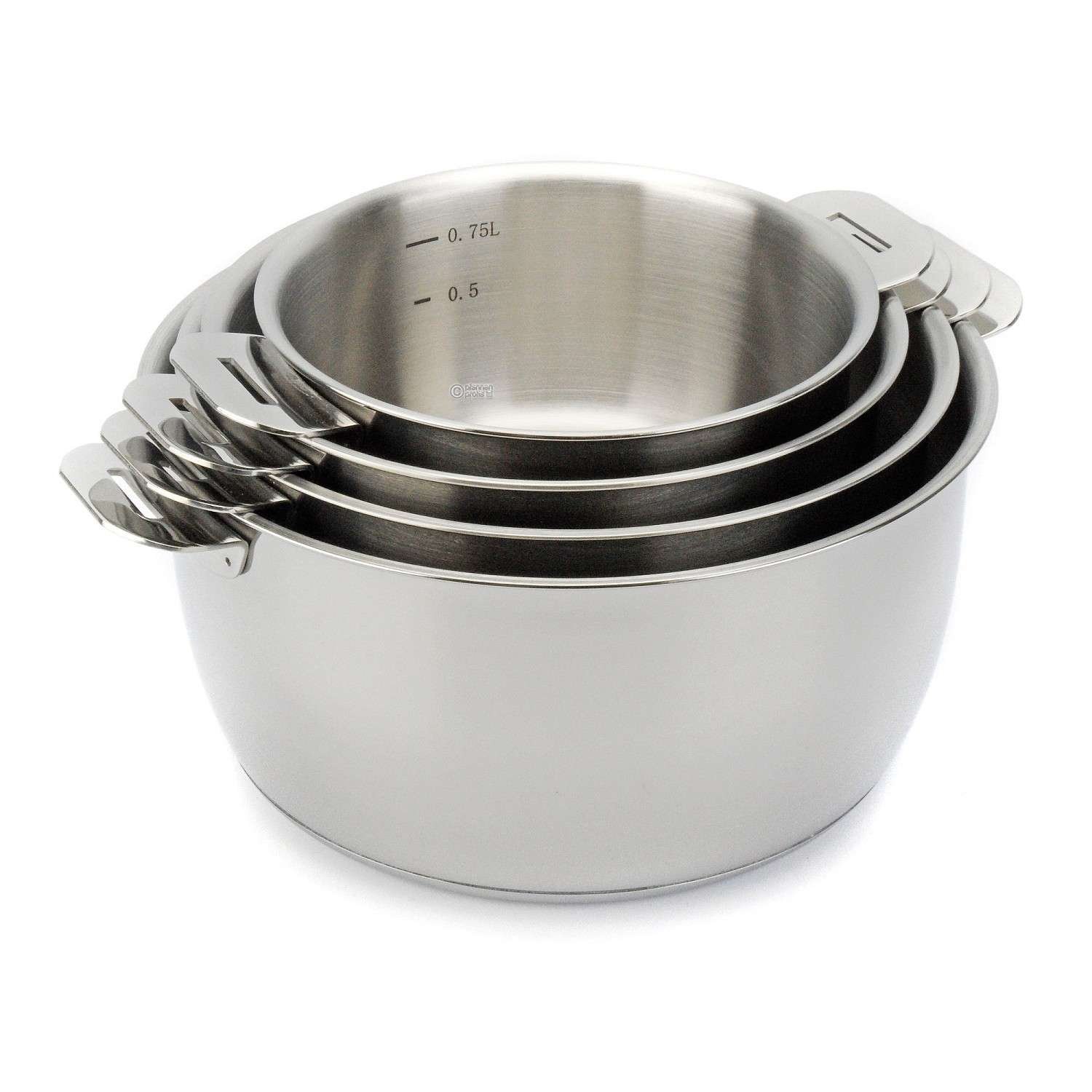Beka Select Batterie 4 casseroles inox induction sans manche