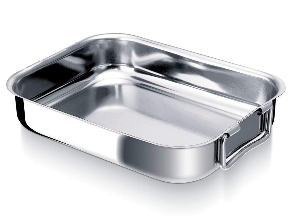 Beka Chef plat four inox 25x18 cm anses rabattables