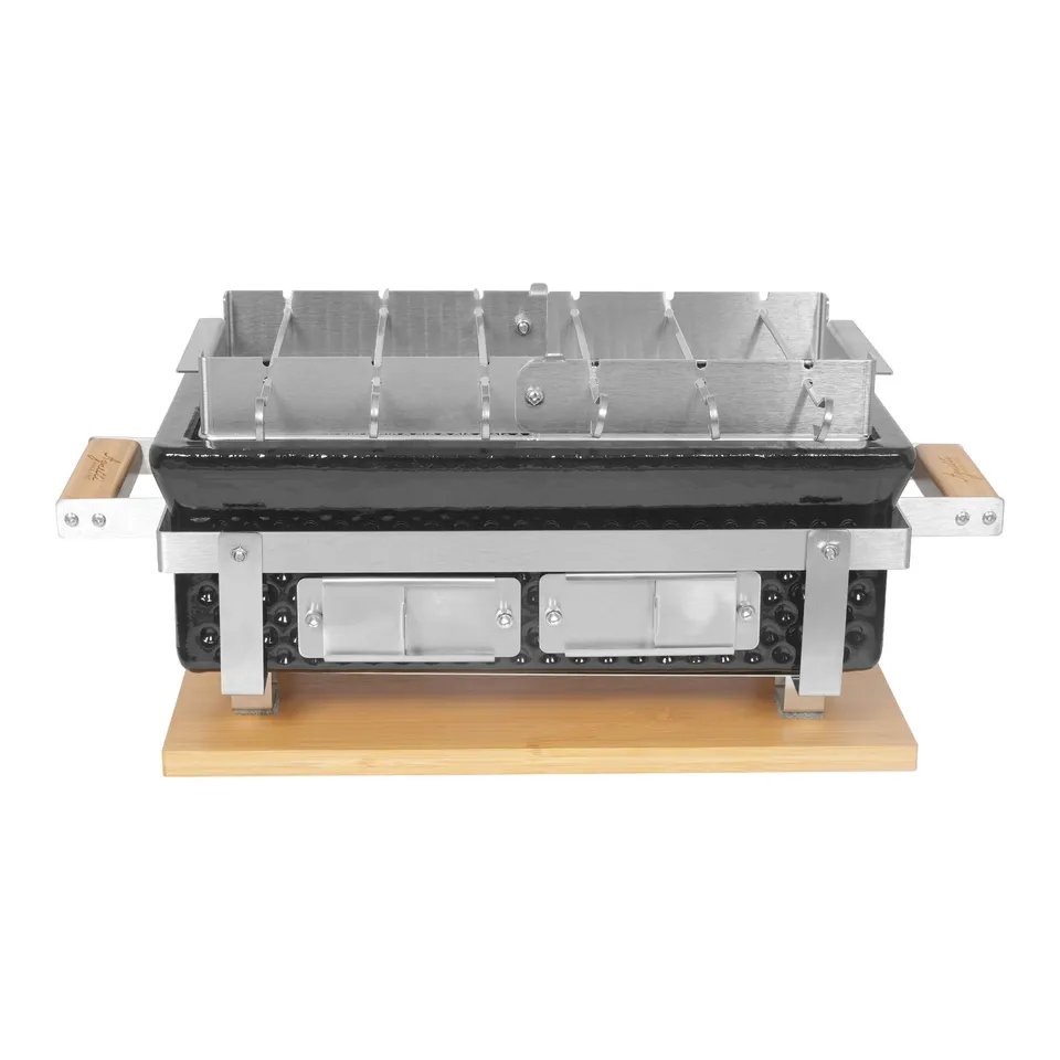 Agnelli BBPRO Hibachi Rectangular barbecue kamado rectangulaire