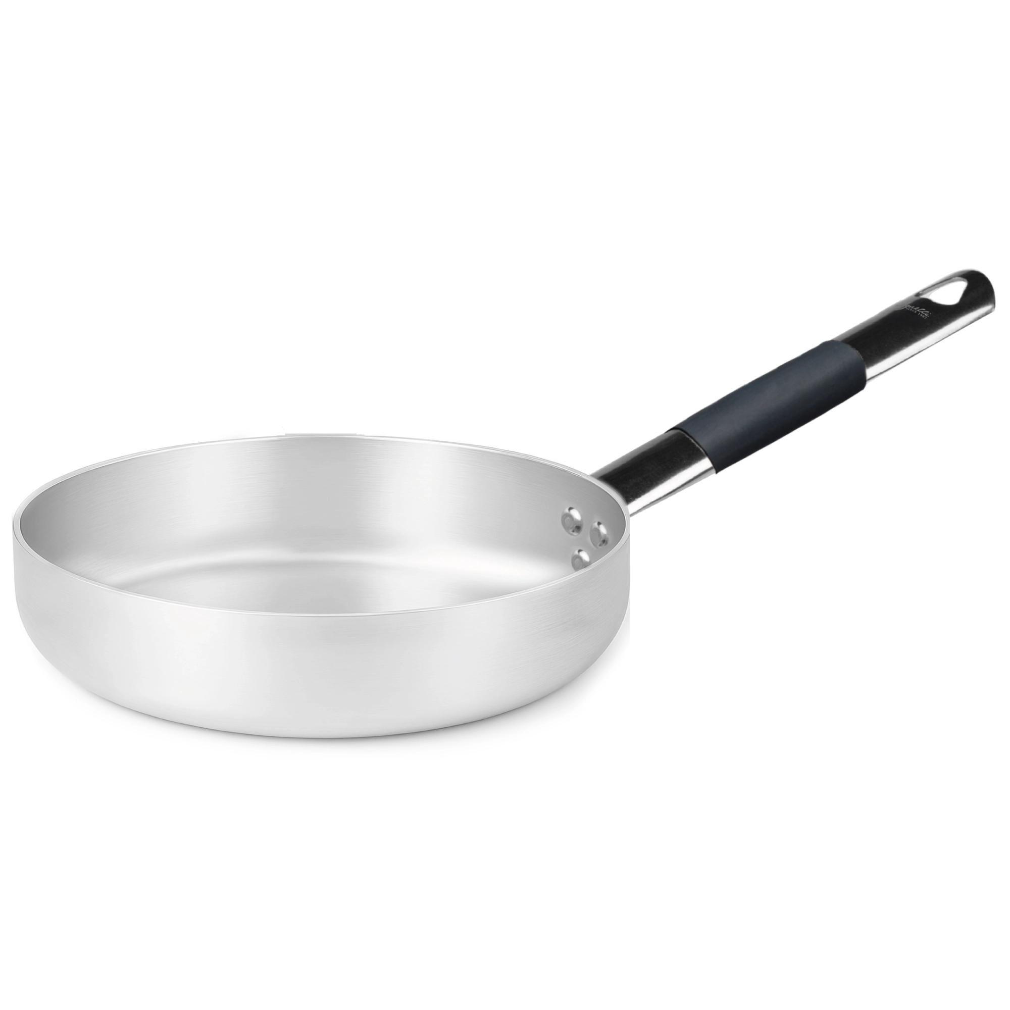 Agnelli Alluminio 3mm poêle droite aluminium 1 manche gaz