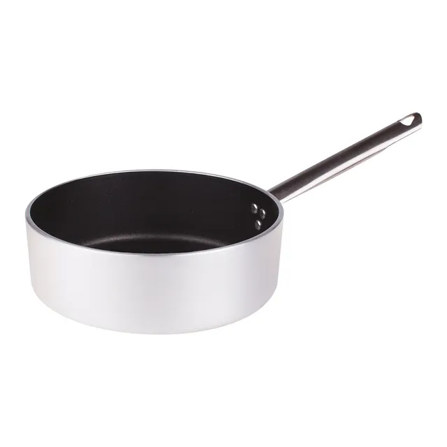 Agnelli Antiadhérent 5mm casserole basse 1 manche inox