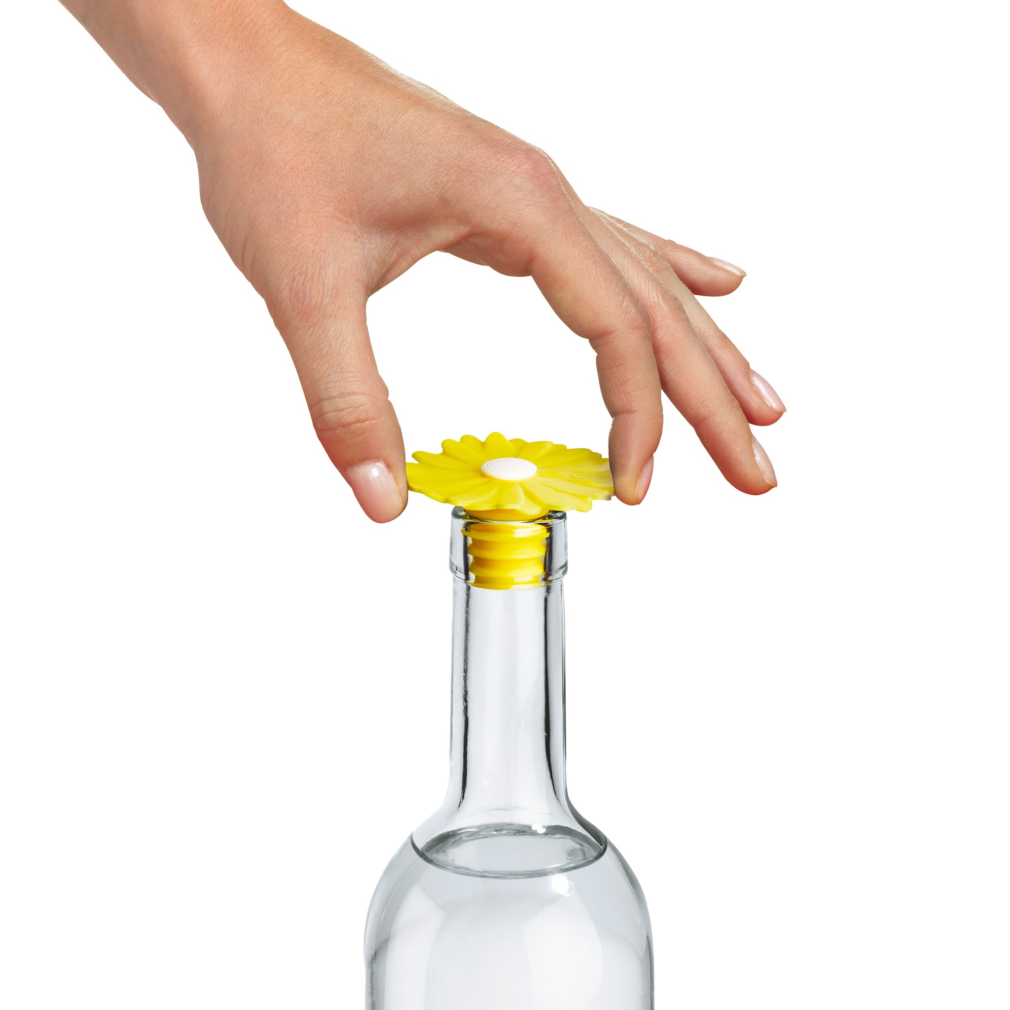 Charles Viancin Daisy bouchon bouteille silicone fleur