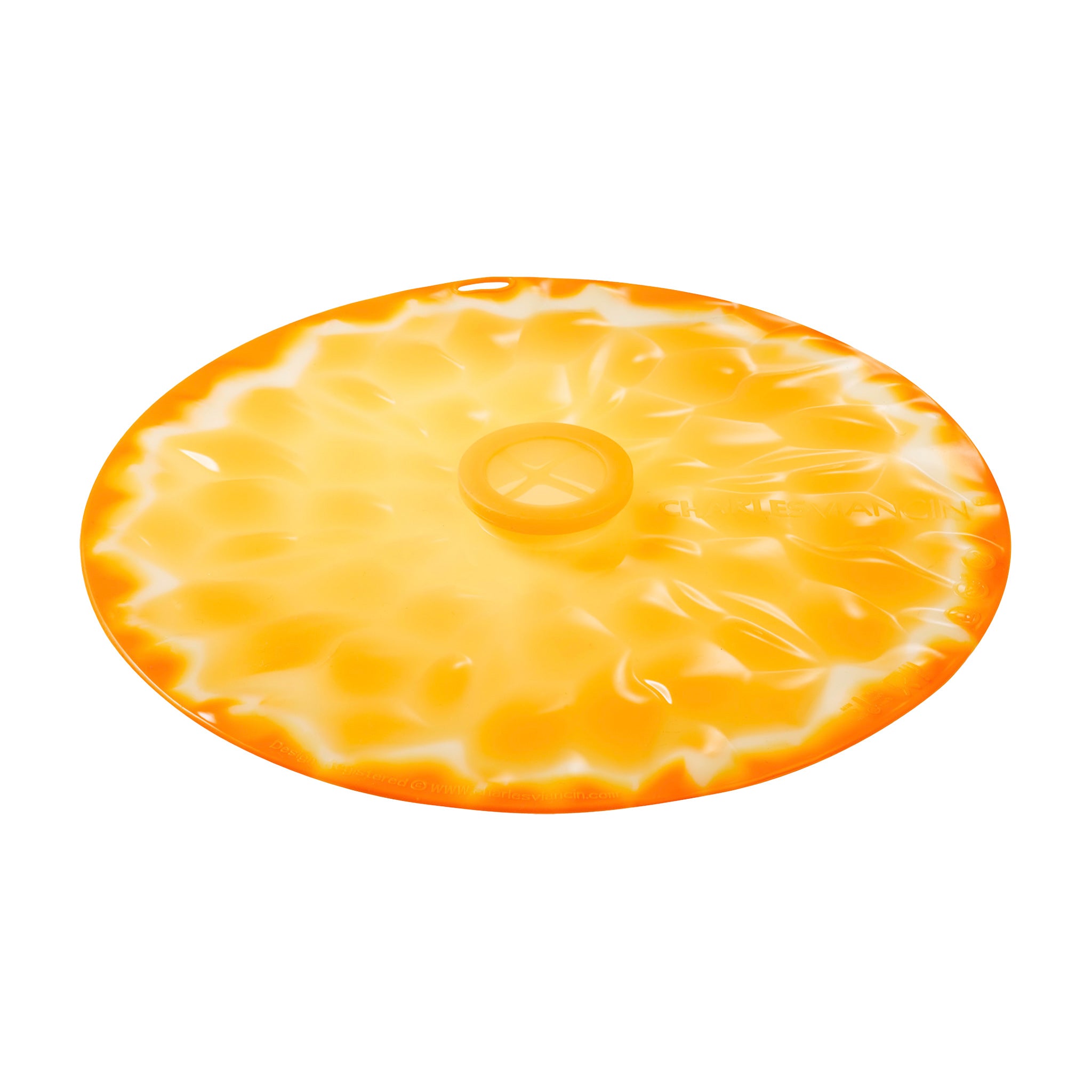 Charles Viancin 11" Orange couvercle silicone 28 cm