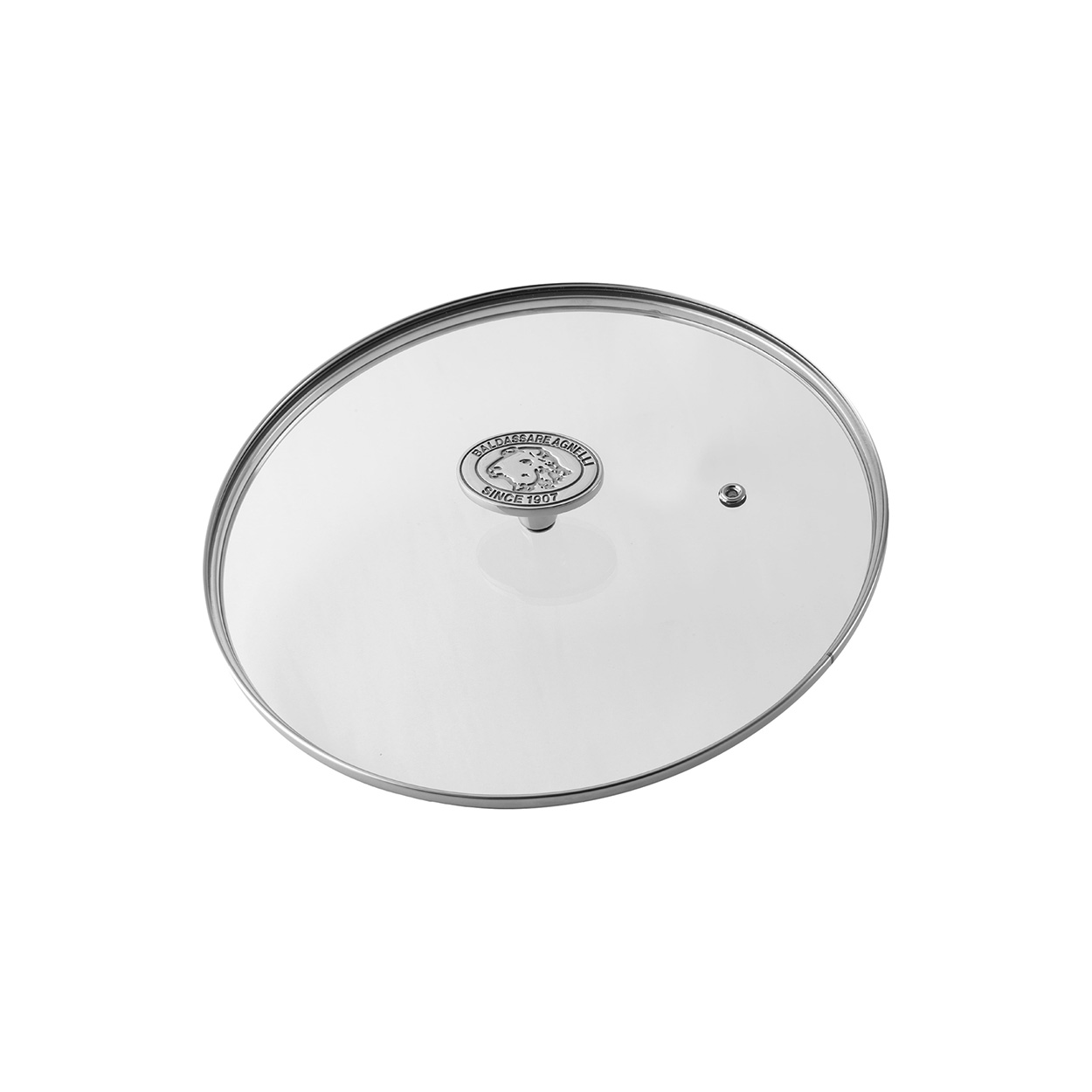 Agnelli Accessori couvercle verre bouton inox sans nickel