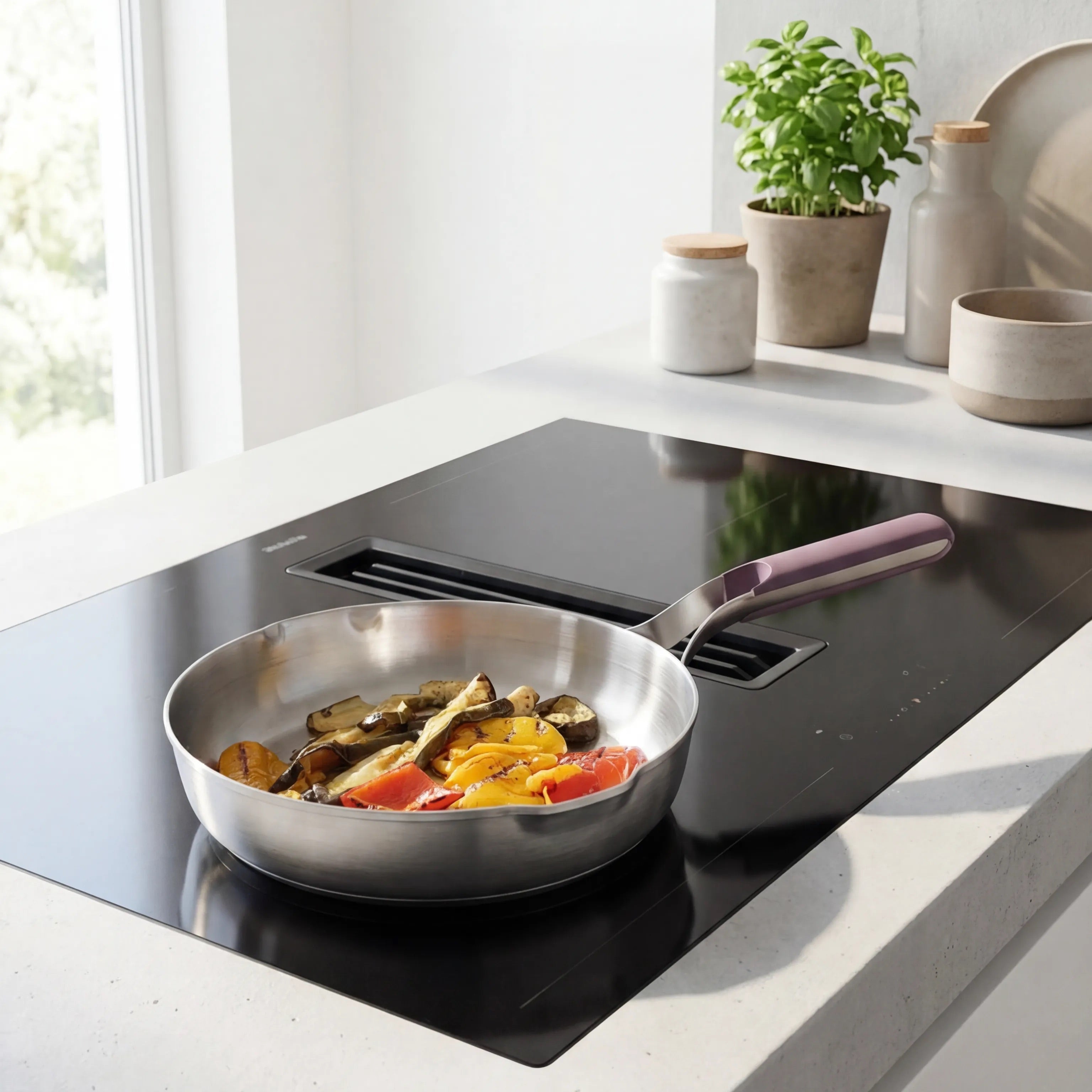 Berghoff Elements Batterie 7 pièces inox induction