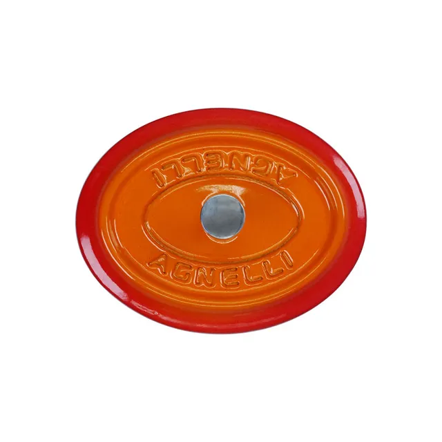 Agnelli Slowcook couvercle ovale fonte 1 bouton