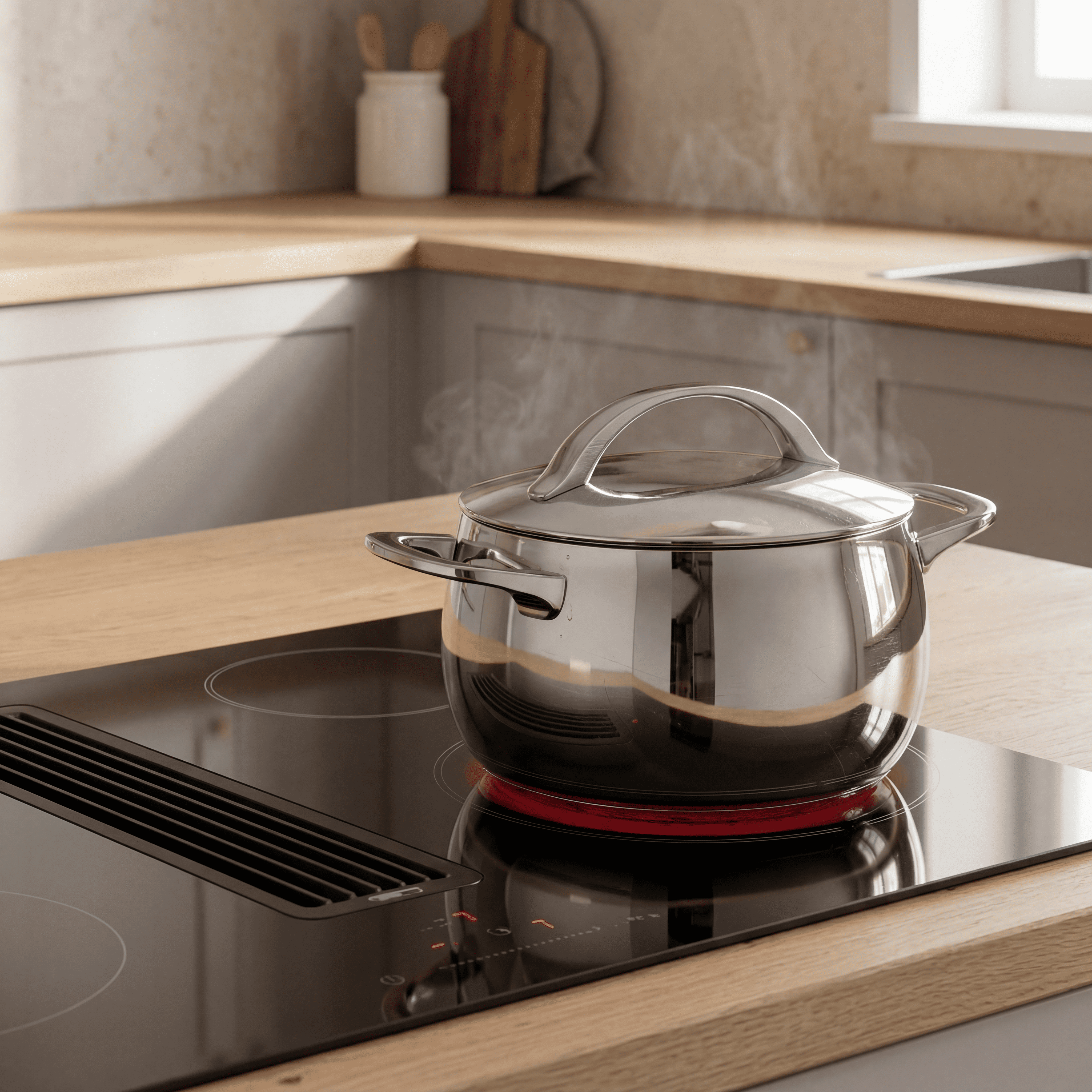Berghoff Belly faitout inox 24 cm sans revêtement induction