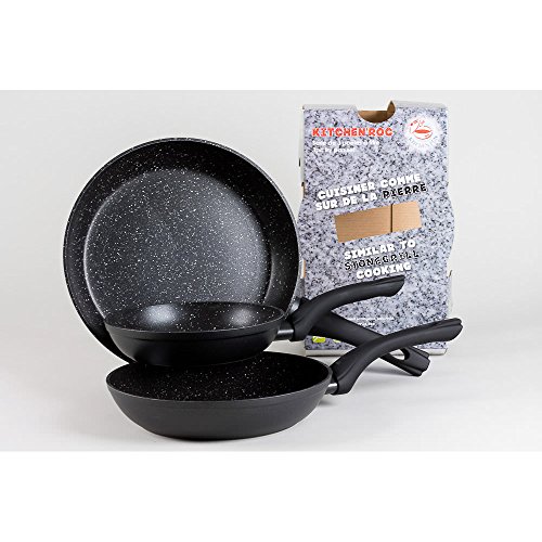 Beka Kitchen Roc 12903764 lot 3 poêles 20/24/28 cm induction