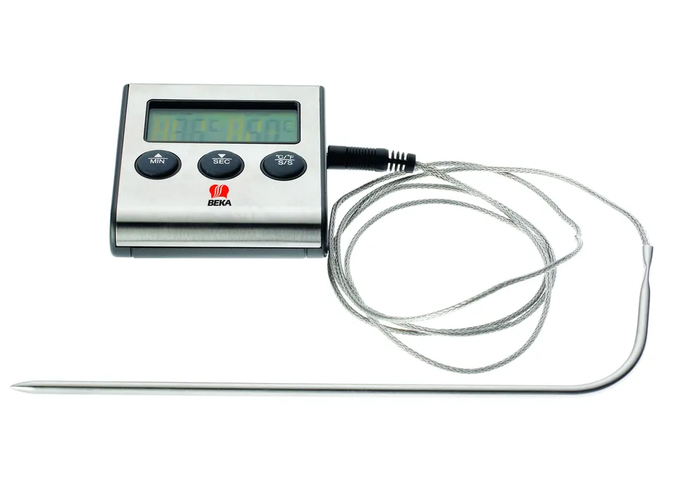 Beka Exacto 16303094 Minuteur thermomètre inox sonde