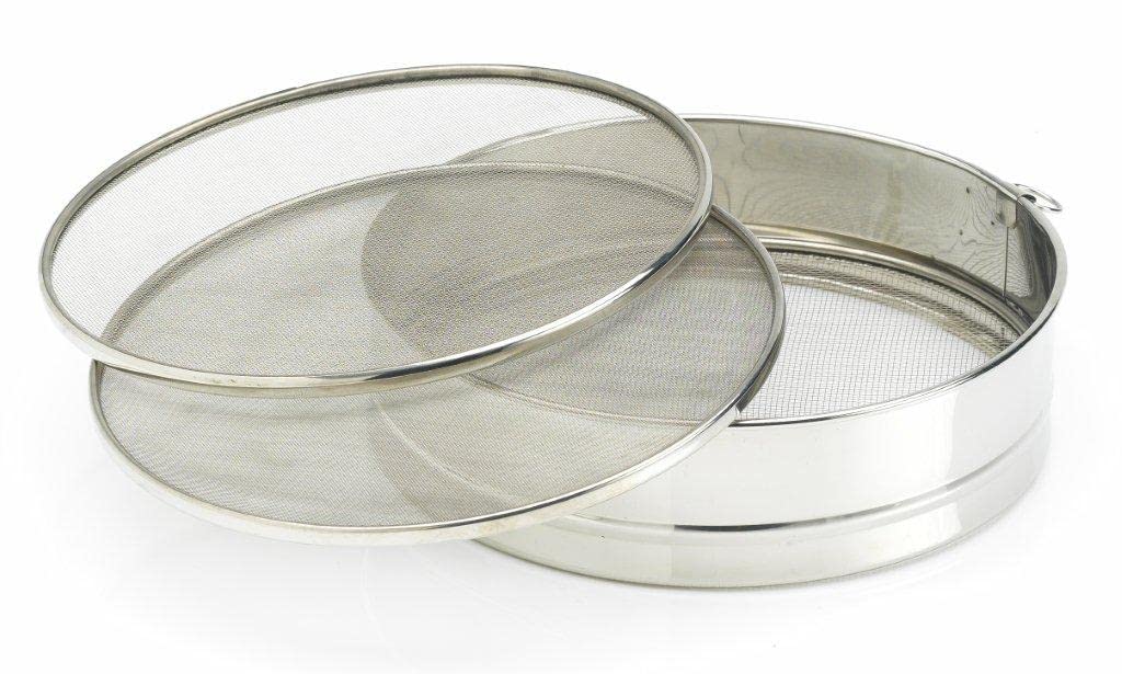 Artame tamis farine inox 20 cm 3 grilles interchangeables
