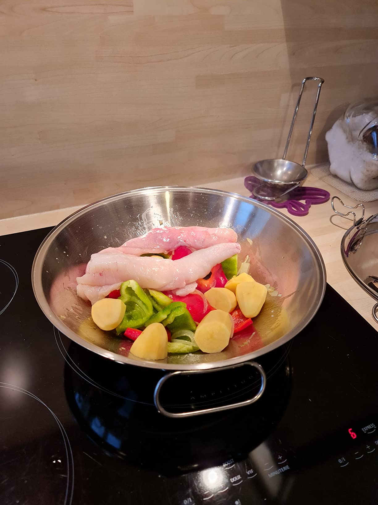 Artame Nordico cataplana inox 30 cm induction couvercle