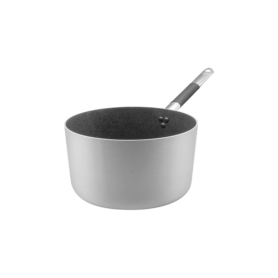 Agnelli Shark Skin casserole haute antiadhésive gaz 1 manche